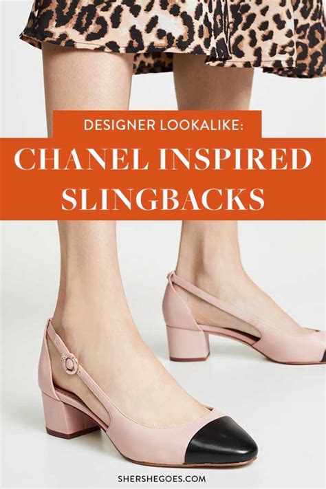 chanel slingback look alikes